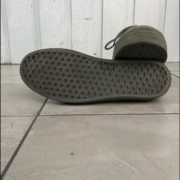 Gray hemp men’s vans sneakers - Picture 4 of 5